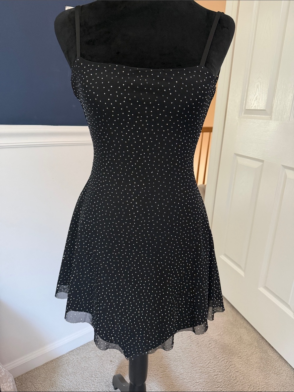 Windsor Spaghetti Strap Fit & Flare Dress XS